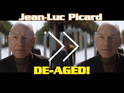 Jean-Luc Picard De-Aged - Star Trek Picard Season 1 Trailer (DeepFake)