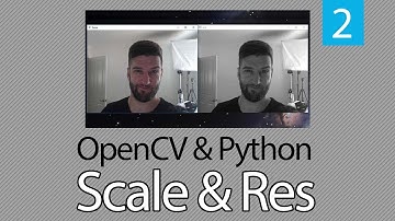 OpenCV TUTORIAL #2 How to Change Resolution or Rescale Frame in OpenCV with Python