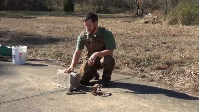 Beaver Trapping - Drowning Rod Setup 