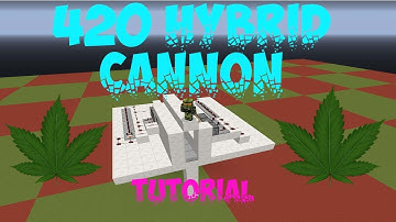 How To Build And Use The 420 Hybrid Cannon! | Minecraft Tutorial (ALL VERSIONS)