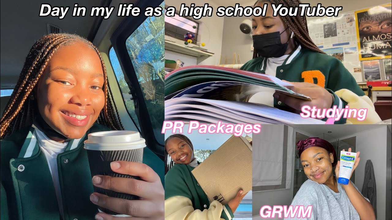 A day in the life of a full-time YouTuber and student