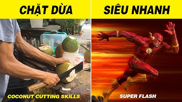 CHẶT DỪA SIÊU NHANH | Best Coconut Cutting Skills | [ 5 PHÚT SOI SÁNG ]