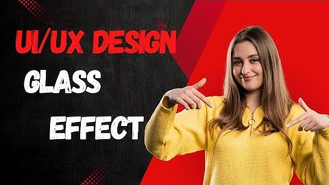 Glassmorphism UI  design tutorial for beginners 