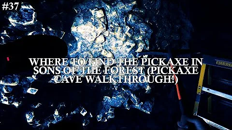 #37 Where To Find the Pickaxe in Sons of the Forest (Pickaxe Cave Walkthrough!)