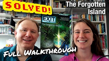 Exit the Game: The Forgotten Island - full walkthrough + solution with Dr Gareth and Laura