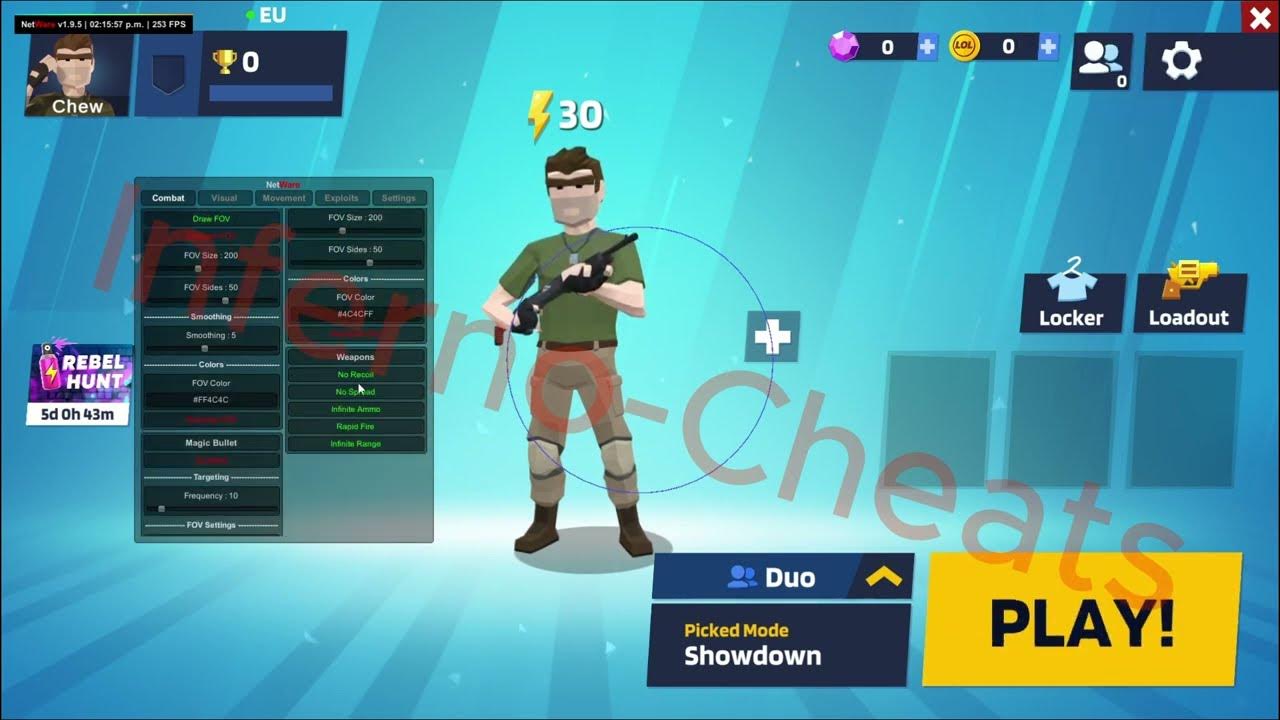 How to get cheats For 1v1.lol (Steam edition) YouTube