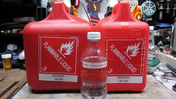 How to Mix water and methanol from your auto parts store. 