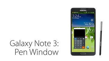 Samsung Galaxy Note 3 New Features: Pen Window