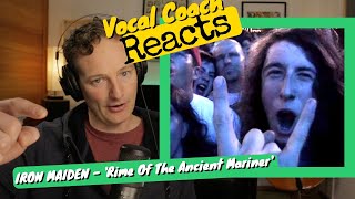 Vocal Coach REACTS - IRON MAIDEN 'Rime Of The Ancient Maiden'