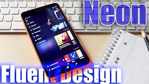 Neon / Fluent Design come to Windows 10 Mobile