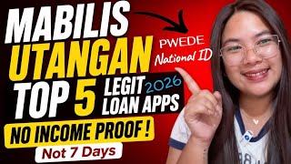 TOP 5 LEGIT MABILIS UTANGAN 2026 |RECEIVED BUO AGAD SA GCASH | NO INCOME PROOF screenshot 4