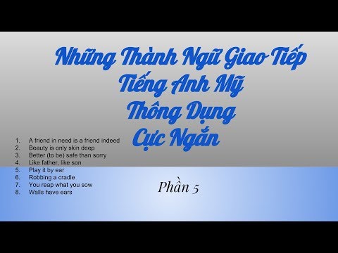 Những Thành Ngữ