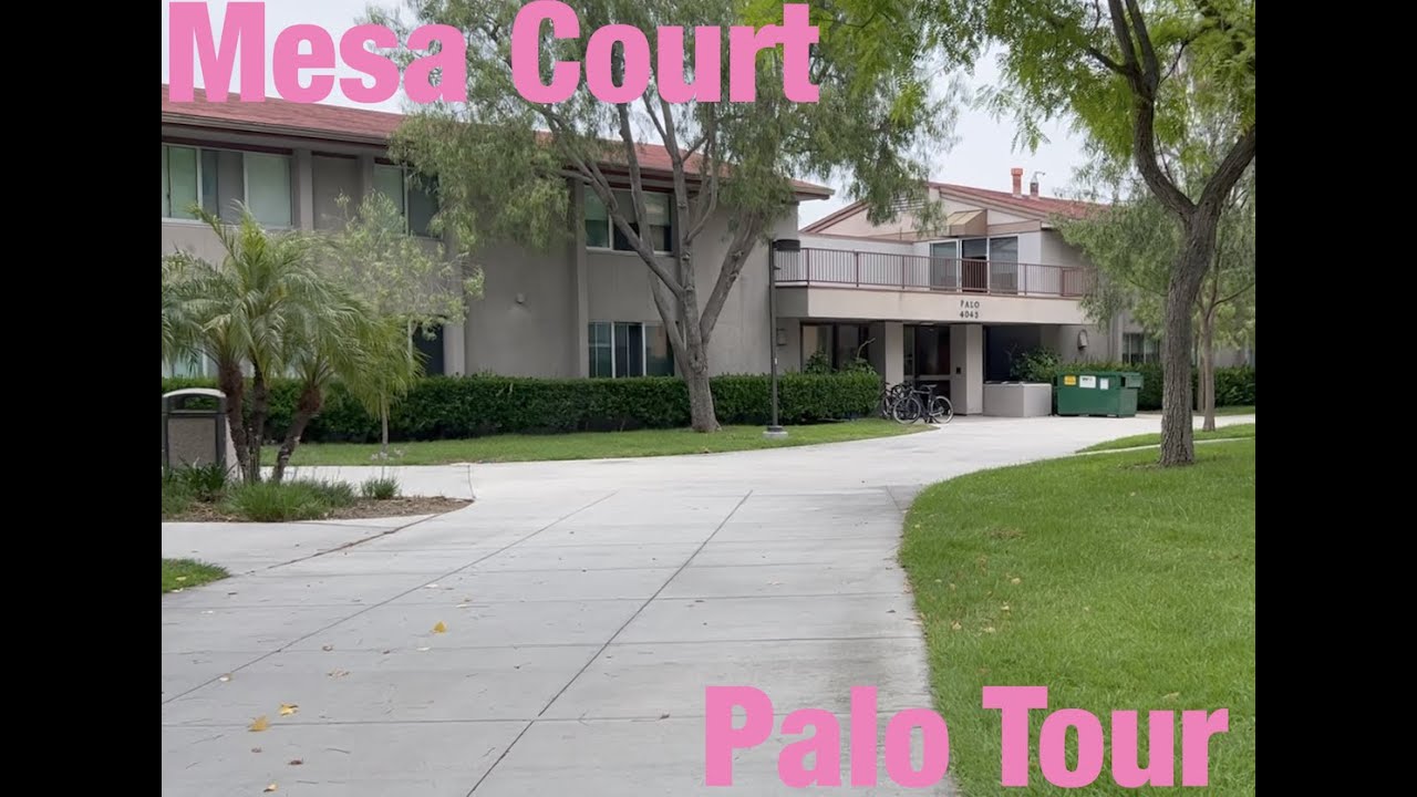 uci mesa court dorm tour