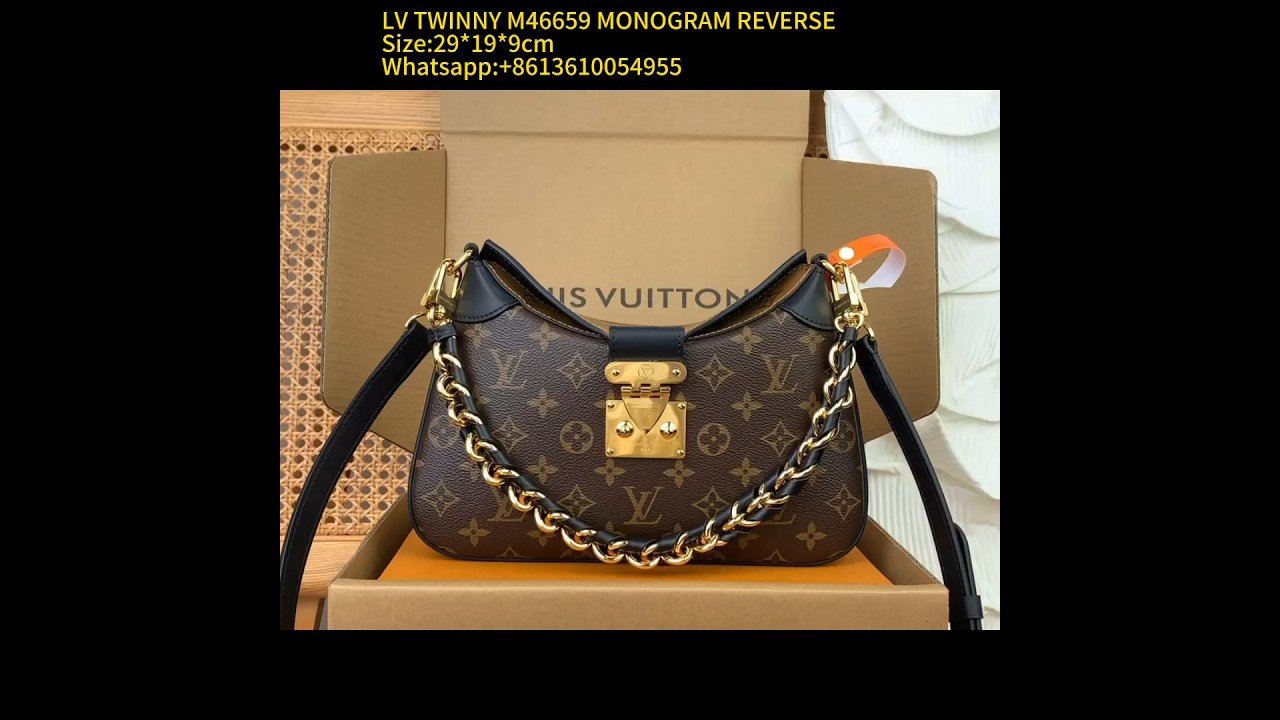 Louis Vuitton LV Twinny Monogram Reverse