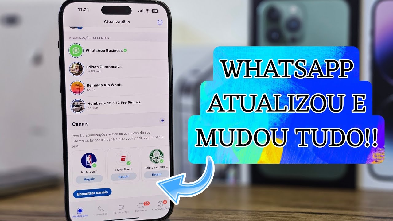 WHATSAPP ATUALIZOU e mudou tudo na área dos STATUS!. - YouTube