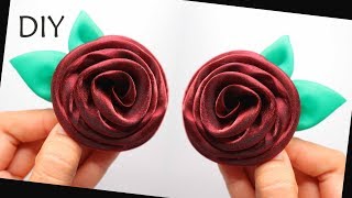 DIY - How to make organza fabric flower tutorial | Organza flower | Bunga organdi | Fabric flower