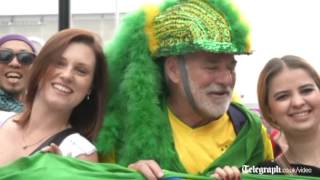 People from around the world converge on London for Olympic opening