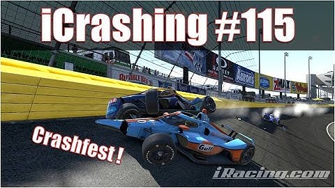 iRacing crash highlights 115
