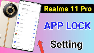 How to lock apps in Realme 11 pro/Realme 11 pro me app lock kaise kare/app lock setting