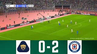 PUMAS VS CRUZ AZUL EN VIVO | CUARTOS DE FINAL | LIGA MX CLAUSURA 24 | SIMULACIÓN Y PUNTUACIÓN LIVE