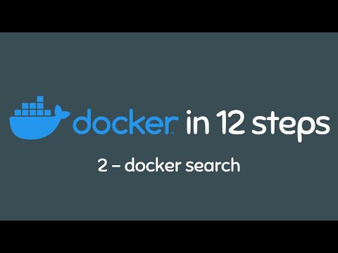 Capa de Learn Docker in 12 Steps - Step 2 - docker search