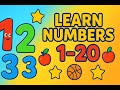 Learn Numbers 1 to 20 for Kids | Counting &amp; Number Names with Fun Animation