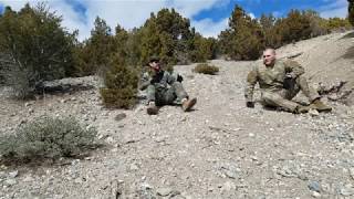 Woodland and Multicam Camo Test in High Nevada