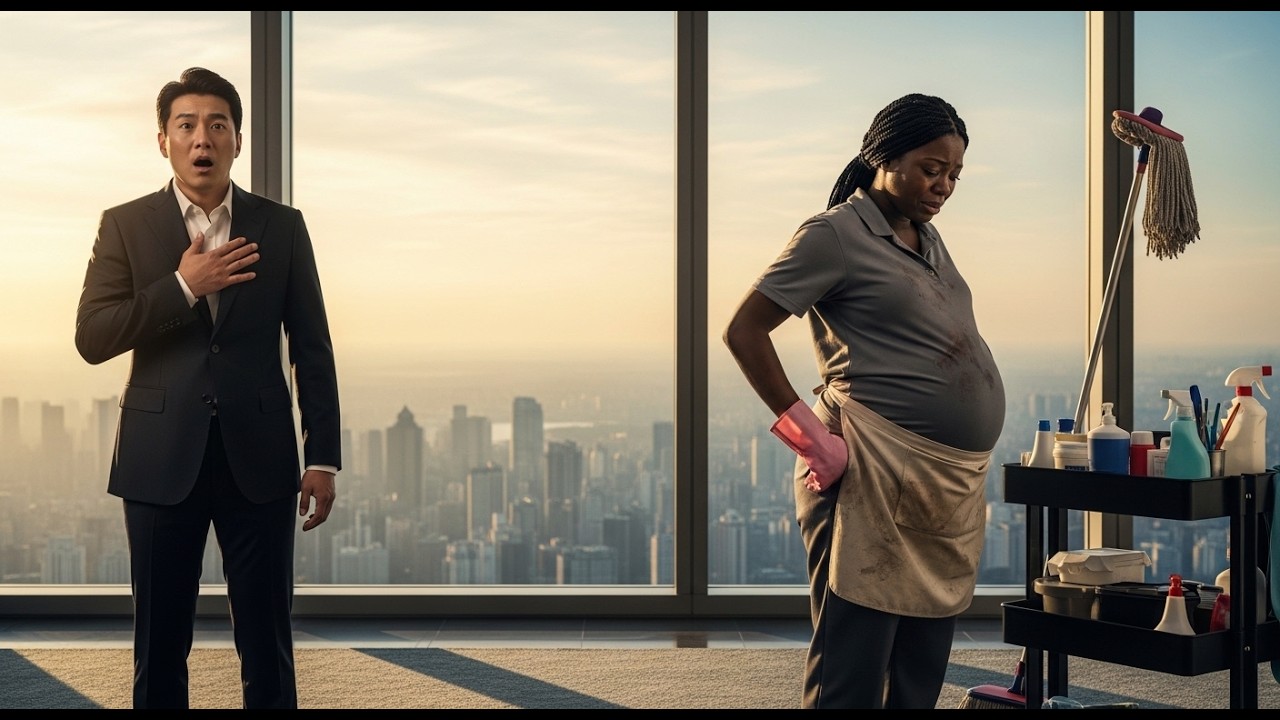 996. Korean Mafia Boss Freezes When He Sees His 7-Months Heavily Pregnant Ex-Wife Working as a Clean