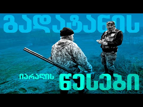 სანადირო იარაღის გადატანის წესები