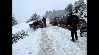 Dacia Duster snow/mud Land Cruiser Patrol #blanagoala Grand Vitara Pajero vs  Land Rover.