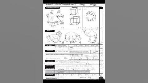 Memory Loss: A Helpful Tool (MOCA) in Diagnosing Dementia or other Cognitive Disorders