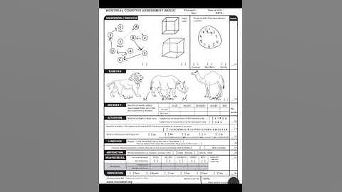 Memory Loss: A Helpful Tool (MOCA) in Diagnosing Dementia or other Cognitive Disorders