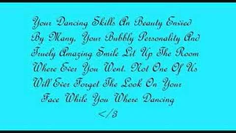 R.I.P Anita Swift My Baby