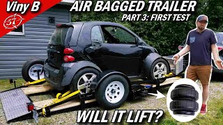 AIR BAGGED TRAILER, Part 3: AIR, ELECTRIC AND TESTS!!!!!!!!