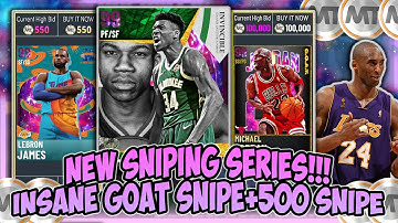 NEW SNIPING SERIES!! GOAT SNIPE AND CRAZY 500 MT SNIPE!! MAKING TONS OF MT - INVINCIBLE SZN #1!!!