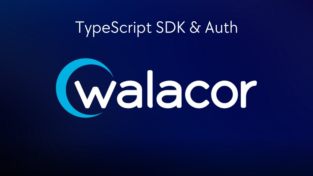 TypeScript SDK & Auth | Walacor Tutorial (Part 4 of 8)