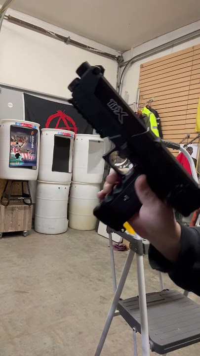 Tippmann TipX Full Power! Perfect for home defense! #viralvideo #airfunners #fyp