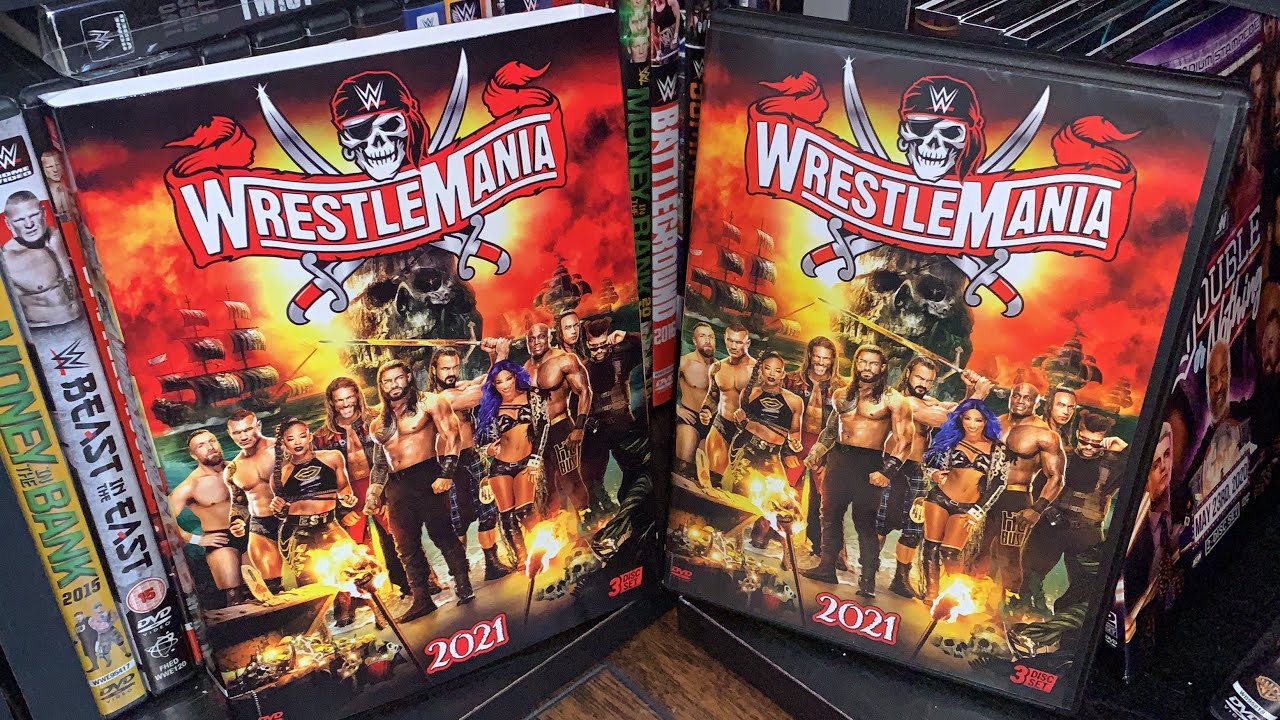 Wwe Wrestlemania 37 Dvd Released Today First Look Photos Of Both Dvd Blu Ray Editions Wrestling Dvd Network