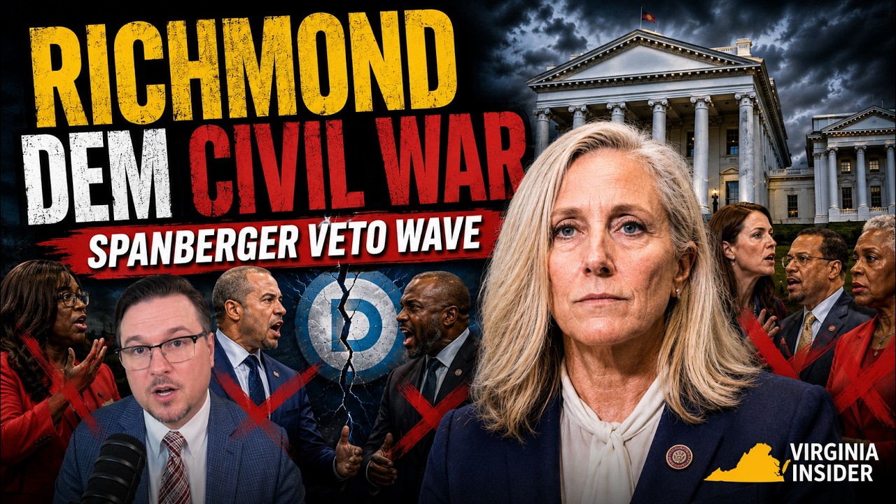 Democrats Eating Their Own: Spanberger’s 31 Vetoes Spark Richmond Chaos