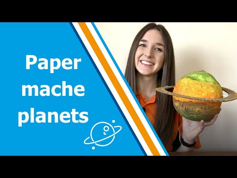 Hvordan man laver papirmaché-planeter