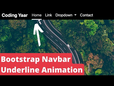 Bootstrap Navbar Hover