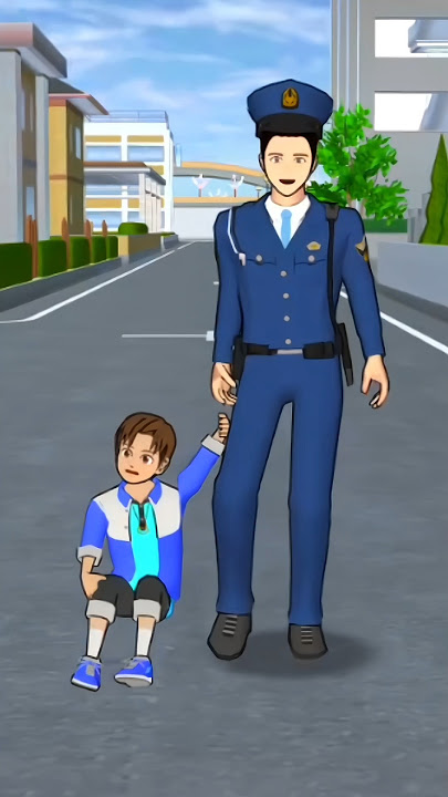 Tolong biarkan polisi itu sendiri.π#shorts #sakuraschoolsimulator #shortvideo #sakura