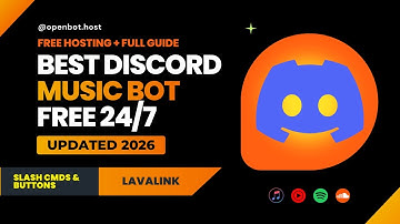 Best Free Discord Music Bot 2026 | Lavalink + Slash Commands | OpenBot Hosting | Full Guide
