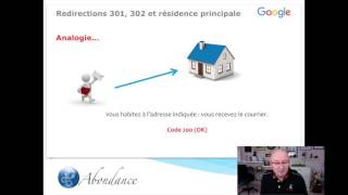 Redirections 301, 302 et résidence principale (Vidéo SEO Abondance) Redirections 301, 302 et résidence principale (Vidéo SEO Abondance)