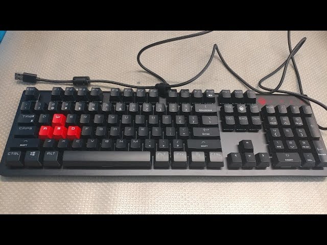 HP Omen 1100 Mechanical Keyboard Review (Greetech Blue) - YouTube