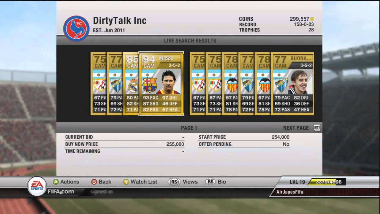 FUT 12 - Path to Power v75 - Bring it Back Now