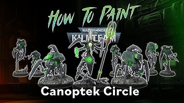How To Paint The NEW Tomb World Canoptek Circle!