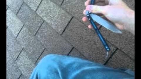 advanced balisong (butterfly knife) tutorial "twister"