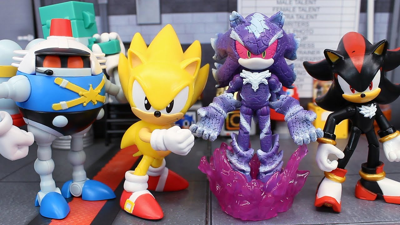 Jakks Pacific Wave 15 Mephiles, Classic Super Sonic, And Heavy Gunner  Figure Review! 