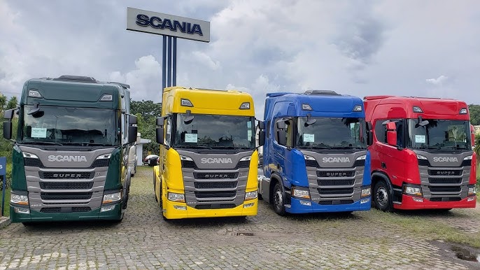 Vídeo: Caminhão que comemora os 65 anos da Scania no Brasil tem